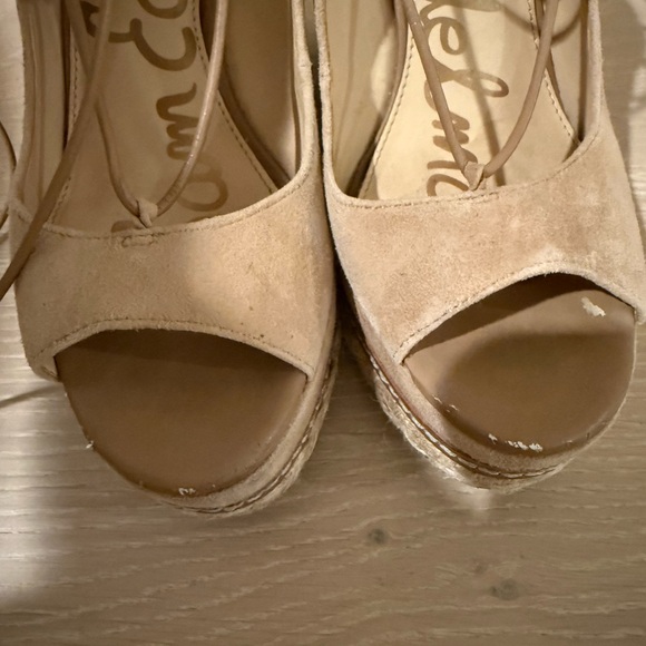 Sam Edelman Harriet Lace up Wedges - Picture 6 of 9